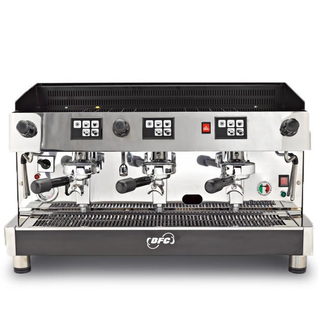 BFC Classica Electronic 2 group and 3 group Karajoz Coffee Company 3 group