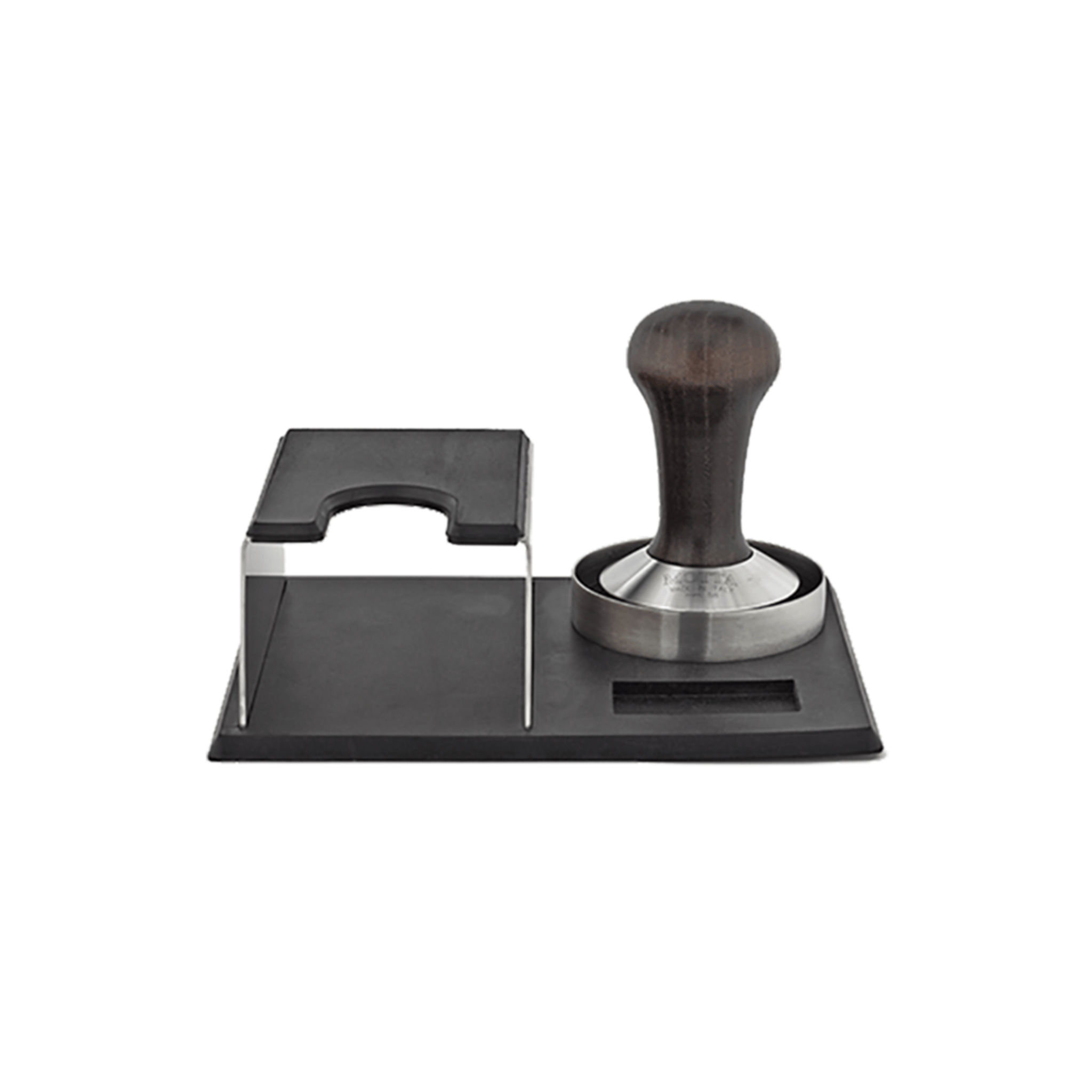 Motta Tamping Kit - Stainless Steel and Black Tamper Karajoz 